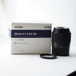 Sigma 30mm F1.4 DC DN Sony E Mount Lens - Black